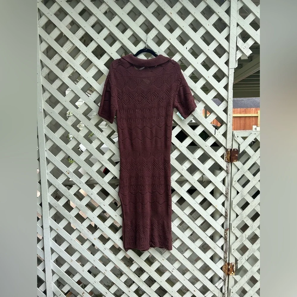 Free people Islamorada Fauxchet Sweater Maxi dress